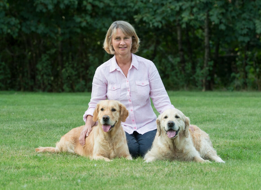 Julie w/ Lily & Darcy
